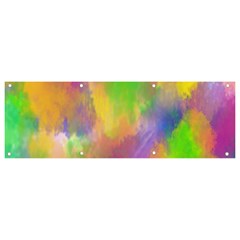 Abstract-calarfull Banner And Sign 9  X 3 