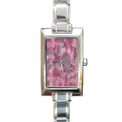 Abstract-pink Rectangle Italian Charm Watch by nateshop