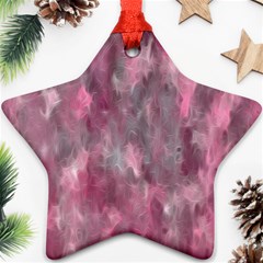 Abstract-pink Star Ornament (two Sides) by nateshop