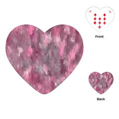 Abstract-pink Playing Cards Single Design (heart) by nateshop