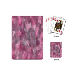 Abstract-pink Playing Cards Single Design (mini) by nateshop