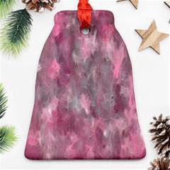 Abstract-pink Bell Ornament (two Sides)