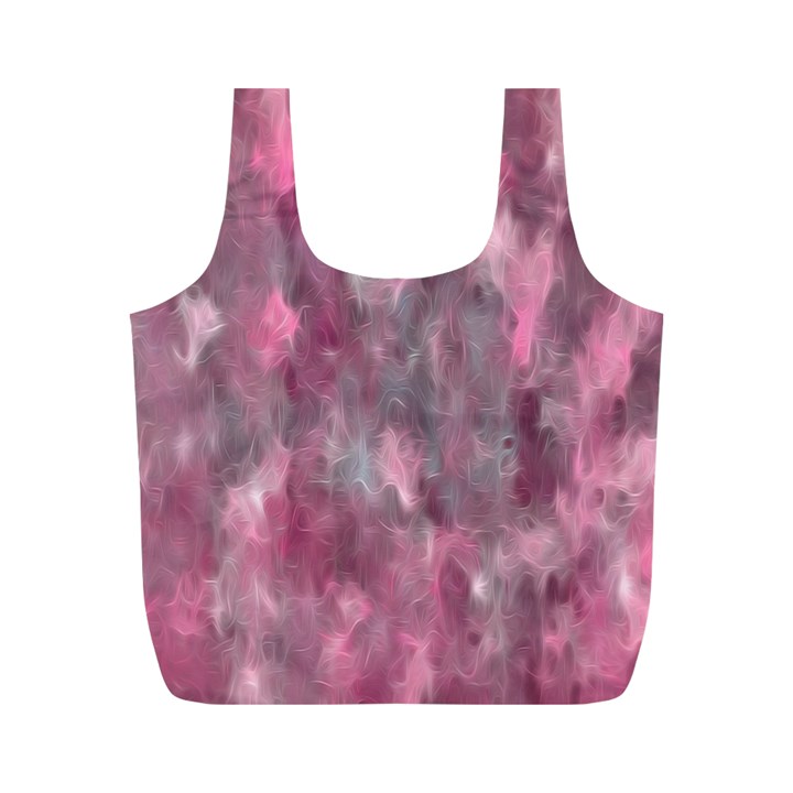 Abstract-pink Full Print Recycle Bag (M)