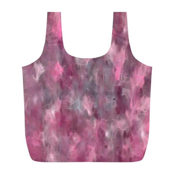 Abstract-pink Full Print Recycle Bag (L)