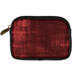 Background-maroon Digital Camera Leather Case by nateshop