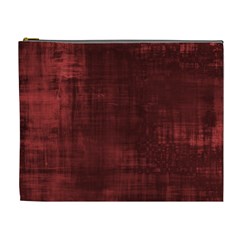 Background-maroon Cosmetic Bag (xl) by nateshop