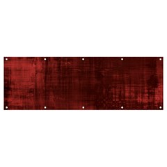 Background-maroon Banner And Sign 12  X 4 