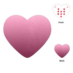 Background-pink Playing Cards Single Design (heart)