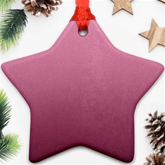 Background-pink Star Ornament (two Sides) by nateshop