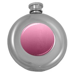 Background-pink Round Hip Flask (5 Oz) by nateshop