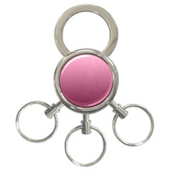 Background-pink 3-ring Key Chain by nateshop