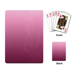 Background-pink Playing Cards Single Design (rectangle) by nateshop