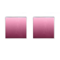 Background-pink Cufflinks (square) by nateshop