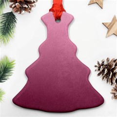 Background-pink Christmas Tree Ornament (two Sides) by nateshop