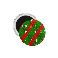 Background-green Red Star 1 75  Magnets by nateshop