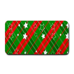 Background-green Red Star Medium Bar Mats by nateshop