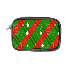 Background-green Red Star Coin Purse by nateshop