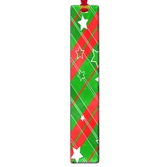 Background-green Red Star Large Book Marks by nateshop