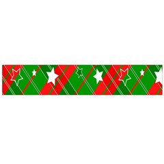 Background-green Red Star Large Flano Scarf  by nateshop