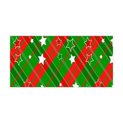 Background-green Red Star Yoga Headband by nateshop