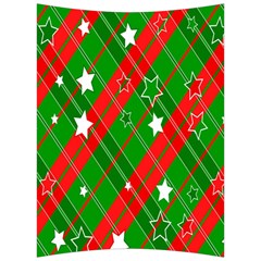 Background-green Red Star Back Support Cushion by nateshop