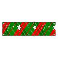 Background-green Red Star Banner And Sign 4  X 1 