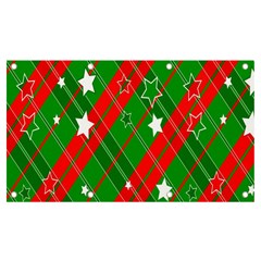 Background-green Red Star Banner And Sign 7  X 4  by nateshop