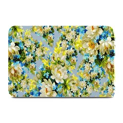 Background-flower White Plate Mats by nateshop