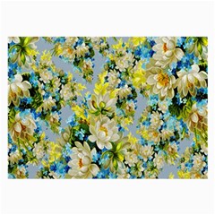 Background-flower White Large Glasses Cloth (2 Sides)