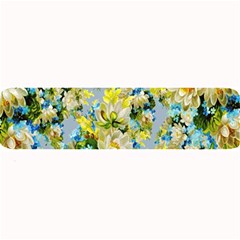 Background-flower White Large Bar Mats by nateshop