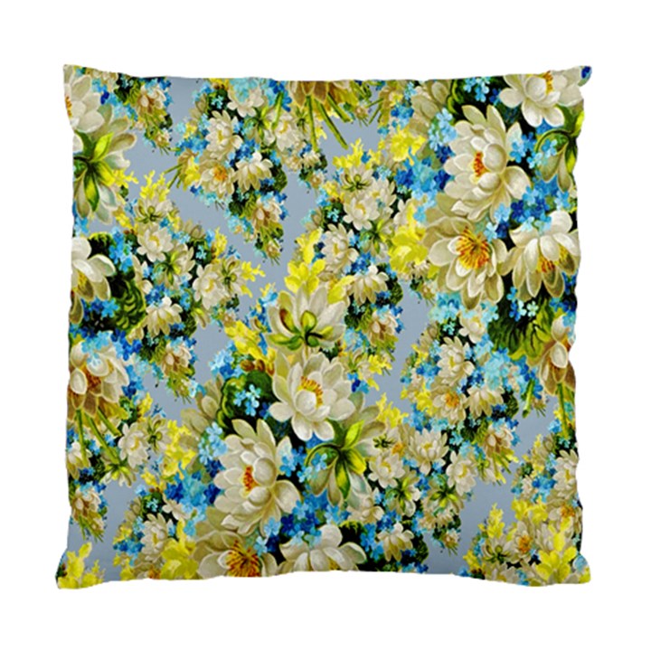 Background-flower White Standard Cushion Case (One Side)