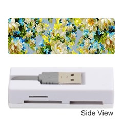 Background-flower White Memory Card Reader (stick) by nateshop