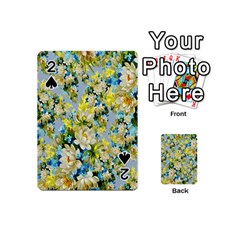 Background-flower White Playing Cards 54 Designs (mini)