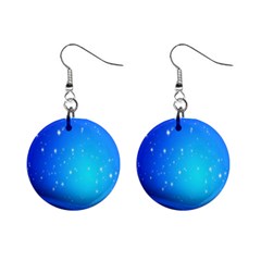 Background-blue Star Mini Button Earrings by nateshop