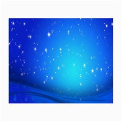 Background-blue Star Small Glasses Cloth (2 Sides) by nateshop