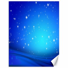 Background-blue Star Canvas 18  X 24  by nateshop