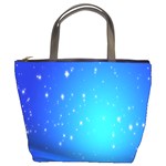 Background-blue Star Bucket Bag Front