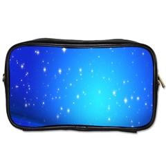 Background-blue Star Toiletries Bag (two Sides) by nateshop