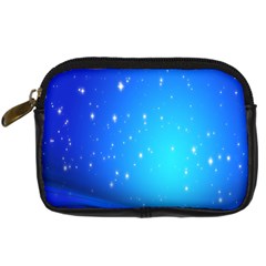 Background-blue Star Digital Camera Leather Case by nateshop