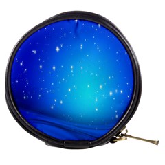 Background-blue Star Mini Makeup Bag by nateshop