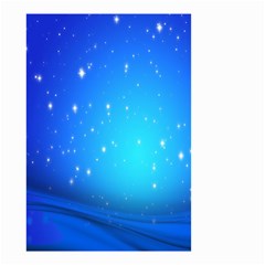 Background-blue Star Small Garden Flag (two Sides) by nateshop