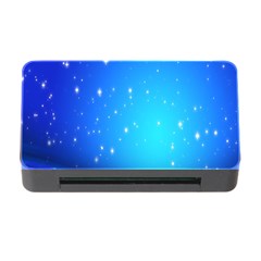 Background-blue Star Memory Card Reader With Cf by nateshop