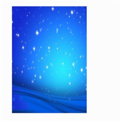 Background-blue Star Large Garden Flag (two Sides) by nateshop