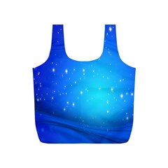 Background-blue Star Full Print Recycle Bag (s) by nateshop