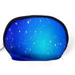 Background-blue Star Accessory Pouch (Medium) Back