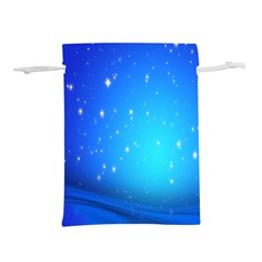 Background-blue Star Lightweight Drawstring Pouch (s) by nateshop