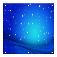 Background-blue Star Banner And Sign 4  X 4  by nateshop