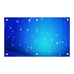 Background-blue Star Banner And Sign 5  X 3 