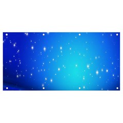 Background-blue Star Banner And Sign 8  X 4 