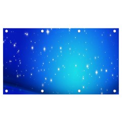 Background-blue Star Banner And Sign 7  X 4  by nateshop